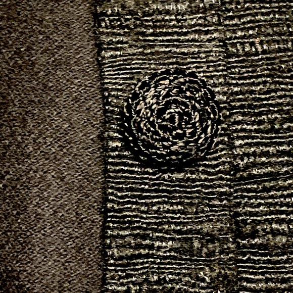 NWT Maiyet Black Beaded Silk and Wool Asymmetrical Hem Skirt - Sz FR 36 or US 4 - Picture 6 of 9